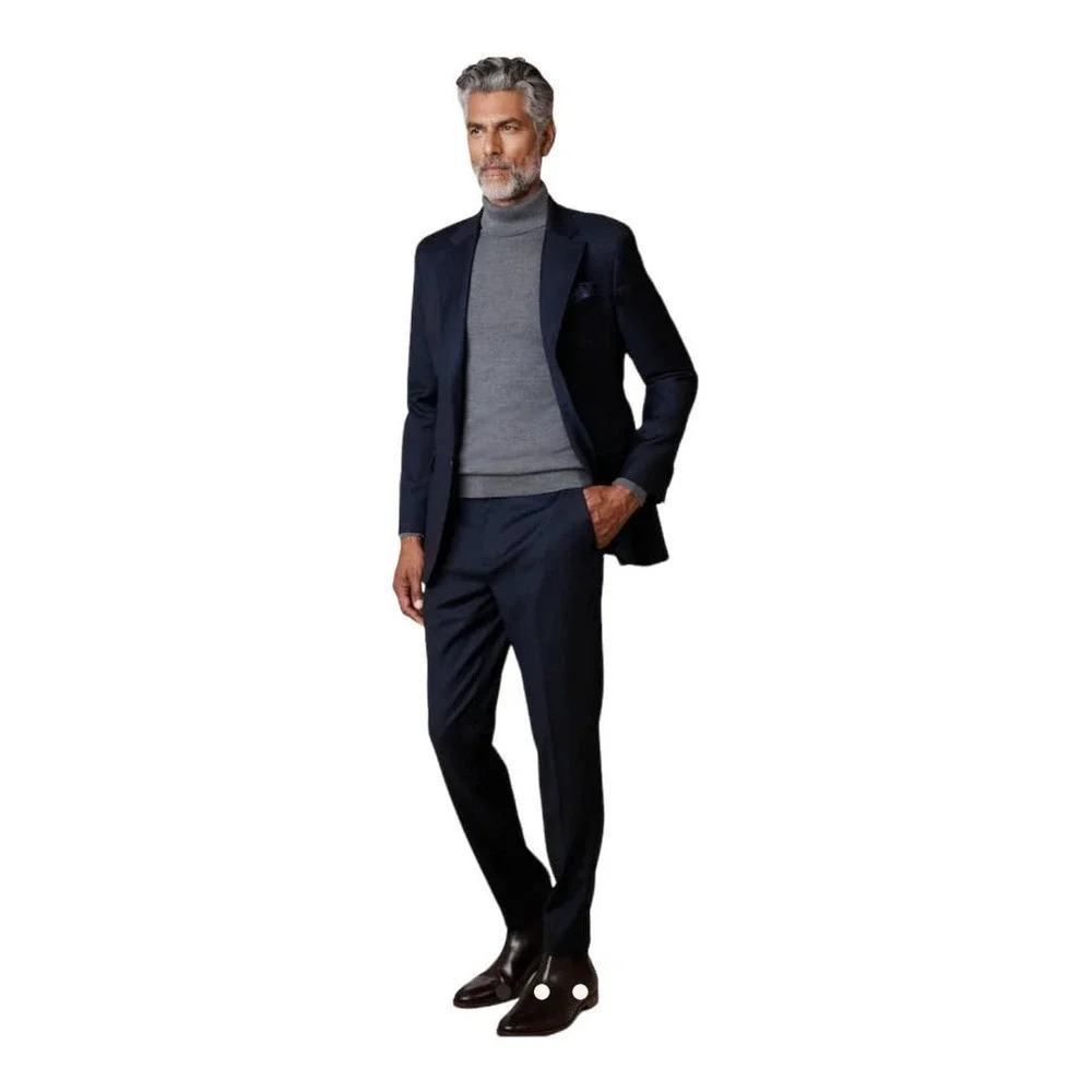 Banana republic lanificio cerruti TAILORED-FIT LUXE WOOL-BLEND SUIT TROUSER